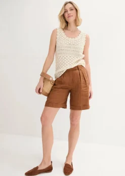 bonprix Bekleidung·Umstandsmode|Shirts & Tops^Stricktop aus Baumwolle natur