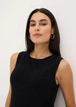 bonprix Bekleidung·Umstandsmode|Strickmode^Stricktop aus Baumwolle mit Noppenstruktur schwarz