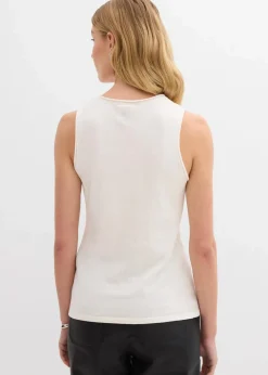 bonprix Bekleidung·Umstandsmode|Strickmode^Stricktop aus reiner Baumwolle wollweiß
