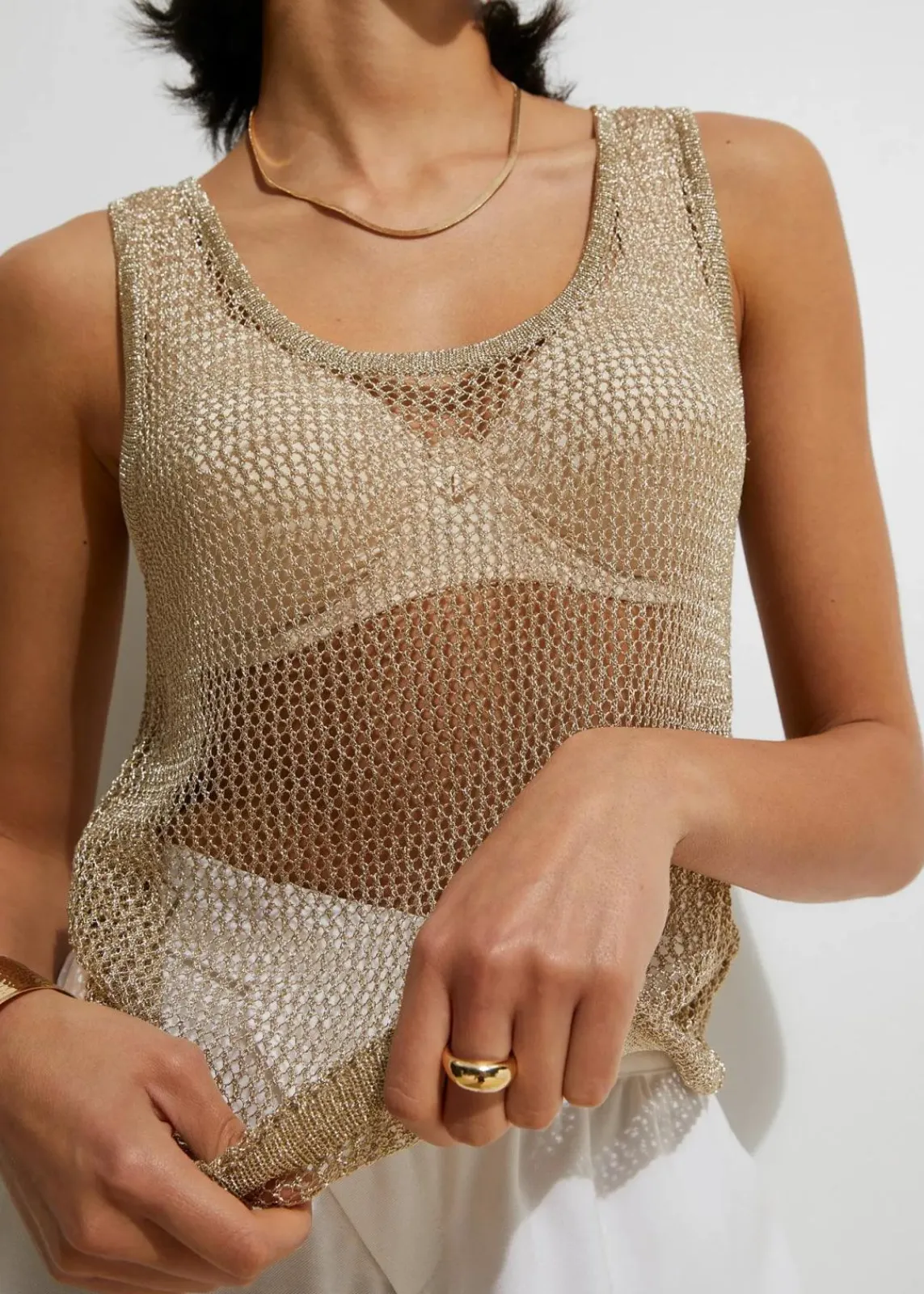 bonprix Bekleidung·Umstandsmode|Strickmode^Strick-Top aus softem Viskose-Mix gold