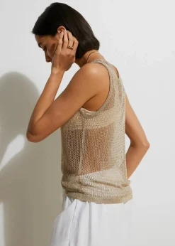 bonprix Bekleidung·Umstandsmode|Strickmode^Strick-Top aus softem Viskose-Mix gold