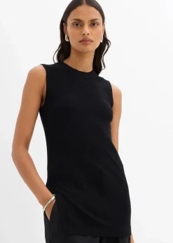 bonprix Bekleidung·Umstandsmode|Strickmode^Stricktop aus Viskose-Mix schwarz