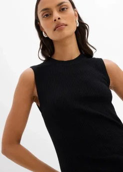 bonprix Bekleidung·Umstandsmode|Strickmode^Stricktop aus Viskose-Mix schwarz