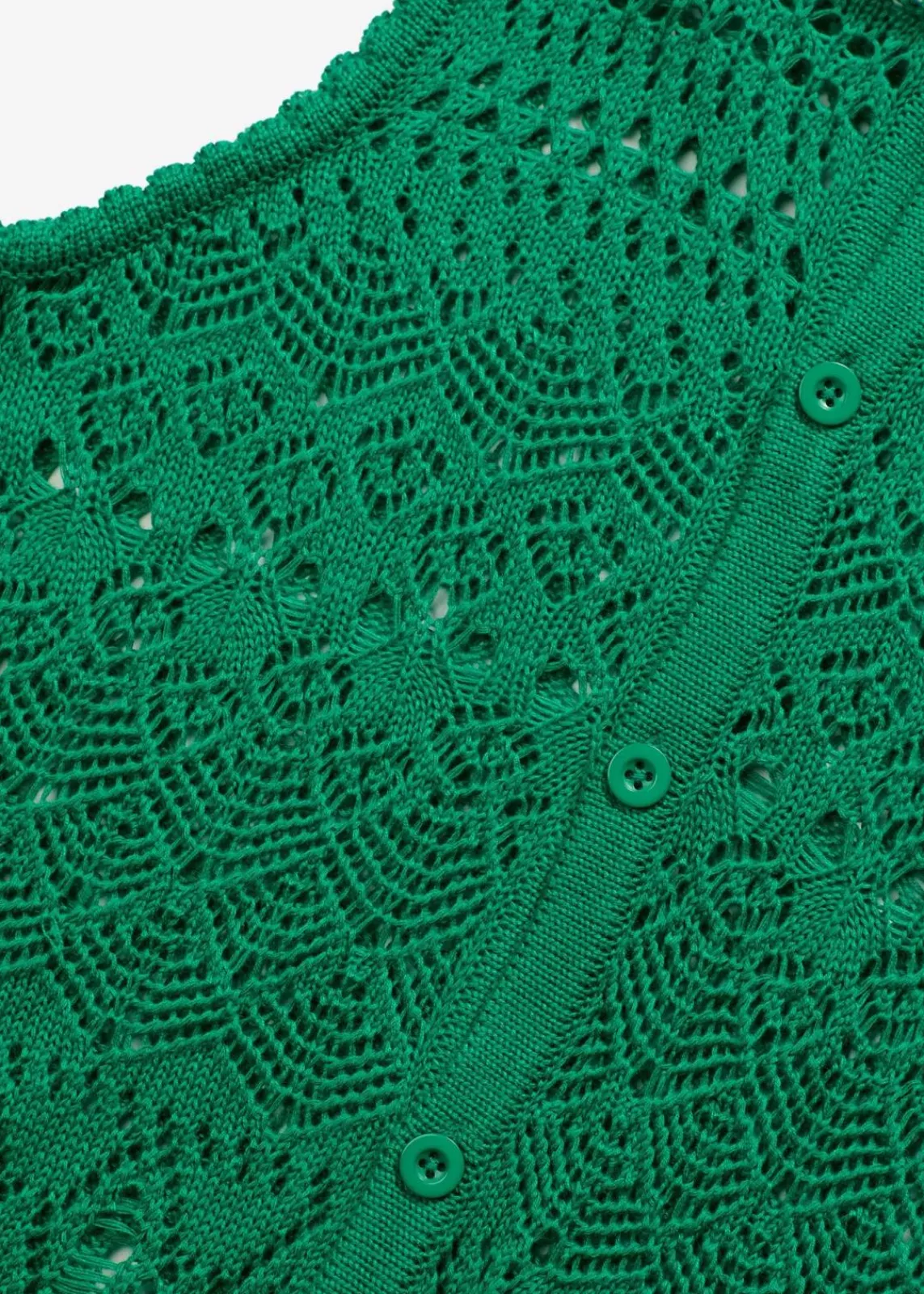 bonprix Shirts & Tops|Strickmode^Stricktop mit Lochstrickmuster edelsteingrün
