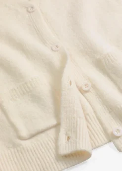 bonprix Bekleidung·Umstandsmode|Bekleidung·Hosen^Strick-Weste perlweiß meliert