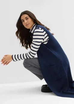 bonprix Strickmode|Jacken & Mäntel^Strick-Weste dunkelblau