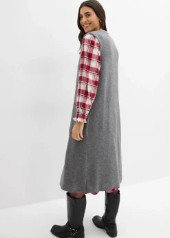 bonprix Strickmode|Jacken & Mäntel^Strick-Weste grau meliert