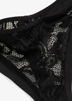 bonprix Wäsche·Dessous|Wäsche·Höschen^String aus softem Modal schwarz