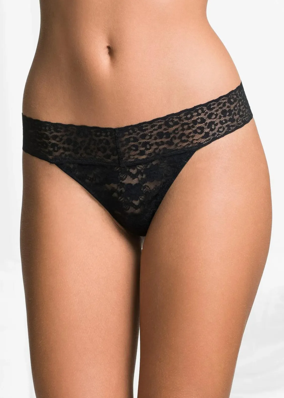 bonprix Wäsche·Dessous|Wäsche·Höschen^String aus Spitze (2er Pack) schwarz+schwarz