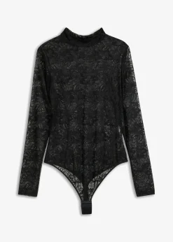 bonprix Bodies^Stringbody aus Spitze schwarz