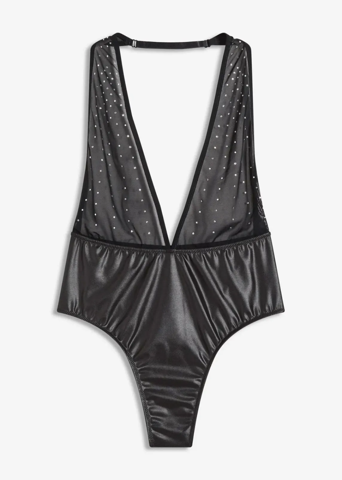 bonprix Wäsche·Erotikwäsche|Erotikwäsche^Stringbody mit Glitzer schwarz