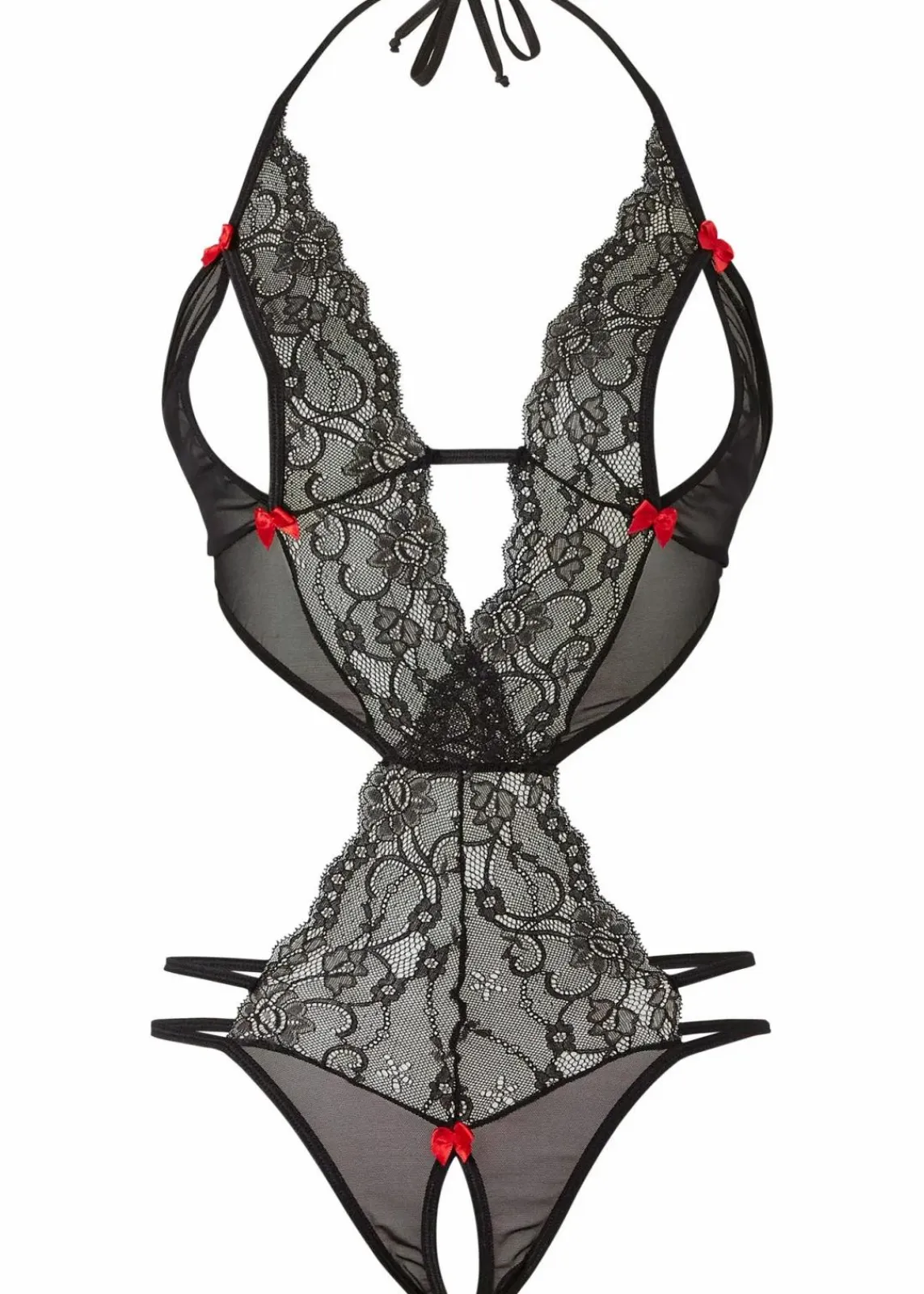 bonprix Wäsche·Erotikwäsche|Erotikwäsche^Stringbody ouvert schwarz