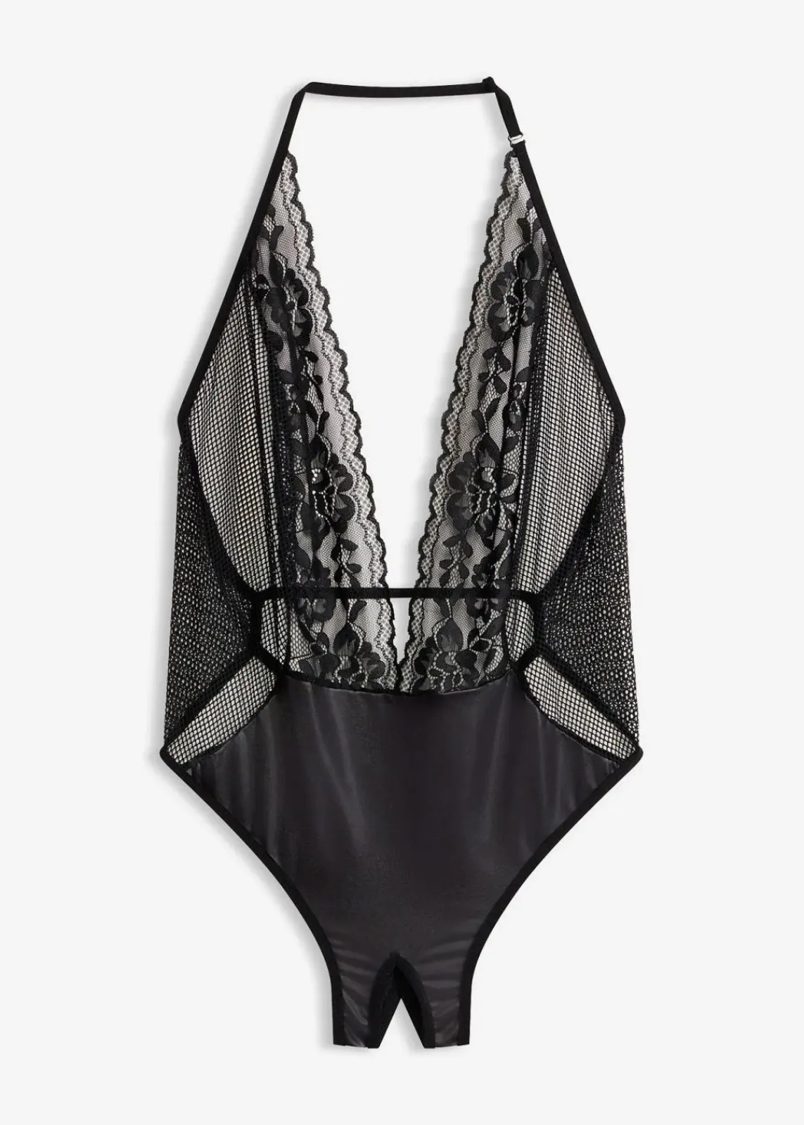 bonprix Wäsche·Erotikwäsche|Erotikwäsche^Stringbody ouvert schwarz