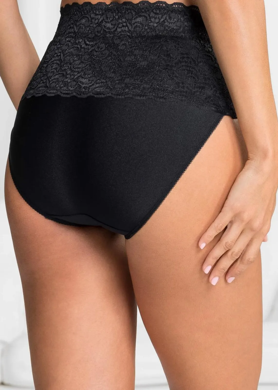 bonprix Wäsche·Shapewear|Wäsche·Höschen^Strong Shape Slip (2er Pack) schwarz