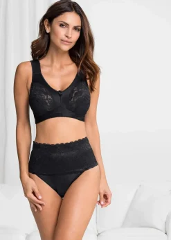 bonprix Wäsche·Shapewear|Wäsche·Höschen^Strong Shape Slip (2er Pack) schwarz