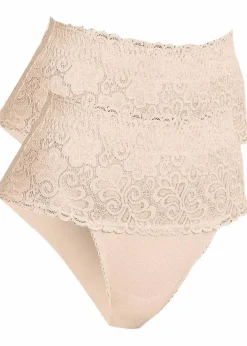 bonprix Höschen|Shapewear^Strong Shape Slip (2er Pack) puder