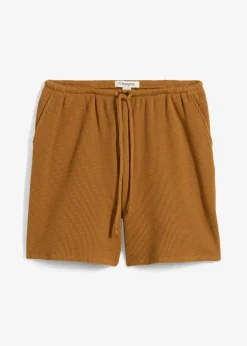 bonprix Bekleidung·Outdoorbekleidung|Bekleidung·Kleider^Strukturshorts aus reiner Baumwolle cognac braun