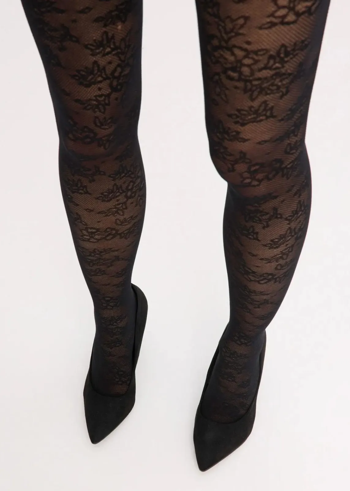 bonprix Wäsche·Socken & Strumpfhosen|Socken & Strumpfhosen^Strumpfhose 70den aus Spitze schwarz