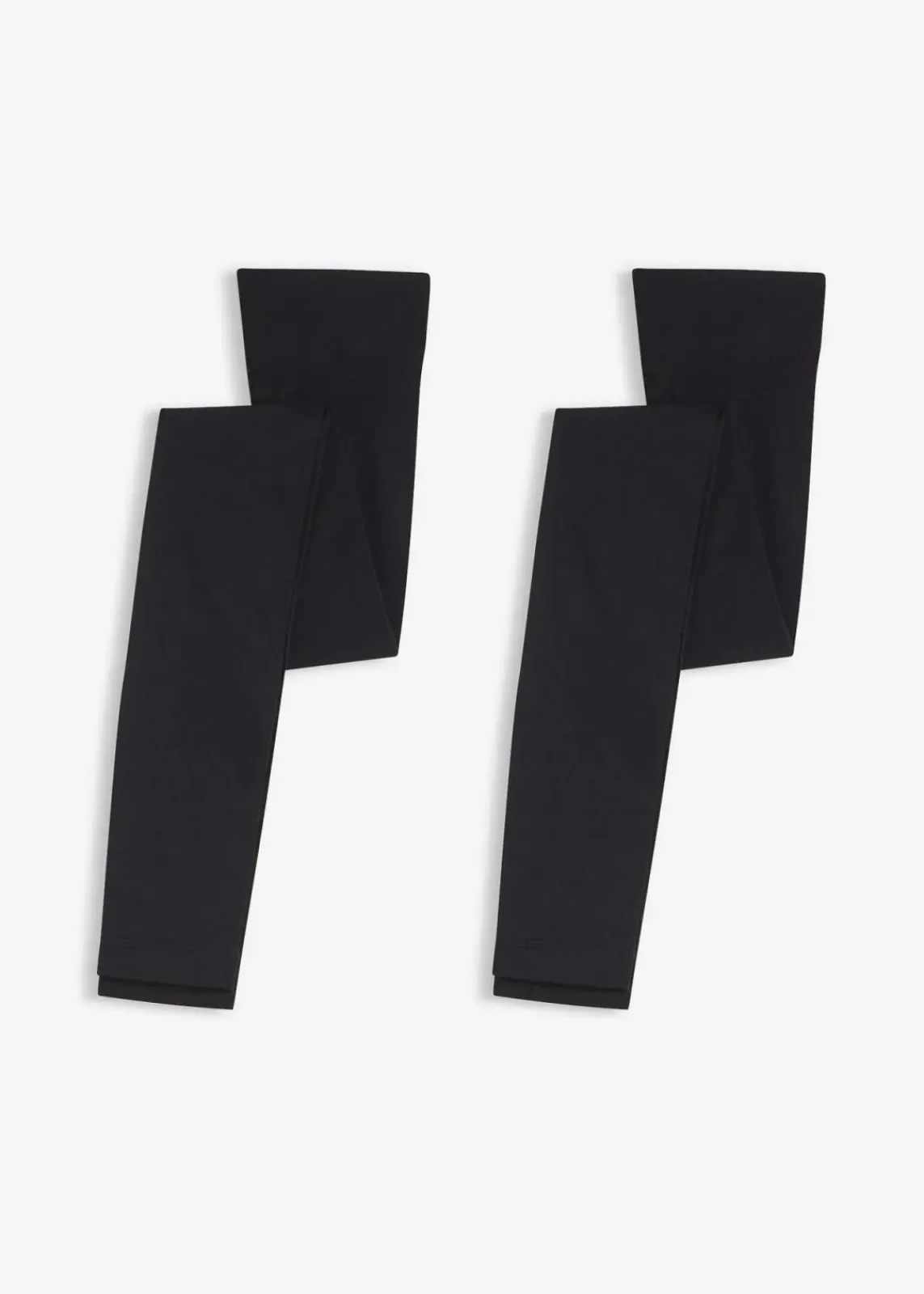 bonprix Wäsche·Socken & Strumpfhosen|Bekleidung·Kleider^Strumpfleggings mit Komfortbund 50 DEN (2er-Pack) schwarz