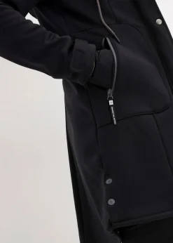 bonprix Nachhaltigere Materialien|Jacken & Mäntel^Super Stretch Softshell-Parka, wasserabweisend schwarz