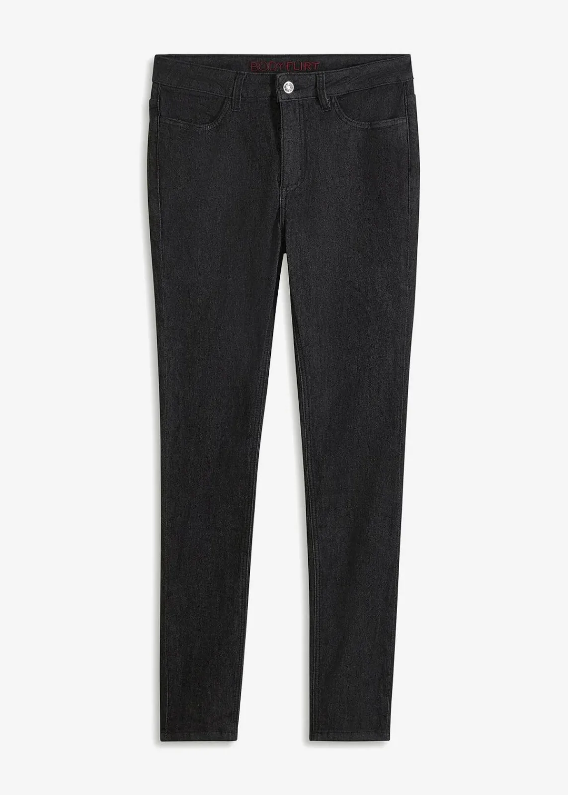 bonprix Bekleidung·Shirts & Tops|Jeans^Super-Stretch-Jeans aus leichtem Material schwarz denim