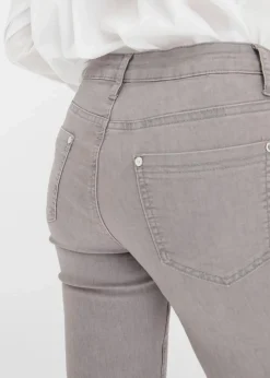 bonprix Jeans|Bekleidung·Shirts & Tops^Super-Stretch-Jeans aus leichtem Material grau denim