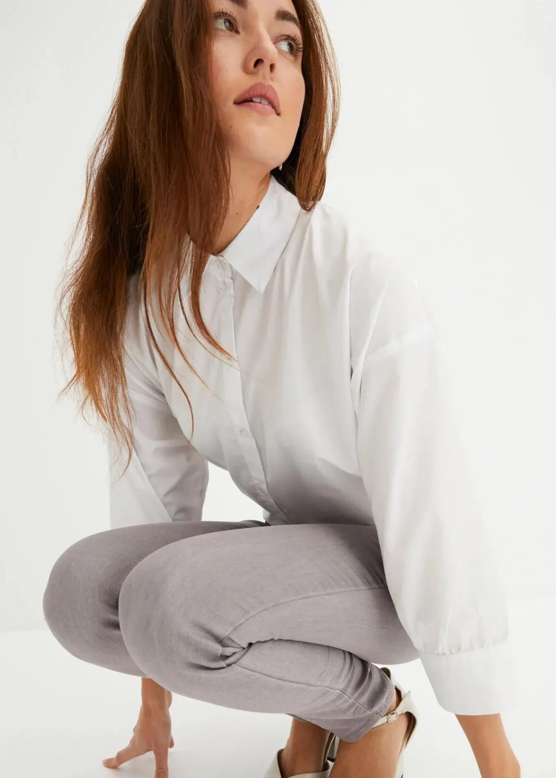 bonprix Jeans|Bekleidung·Shirts & Tops^Super-Stretch-Jeans aus leichtem Material grau denim