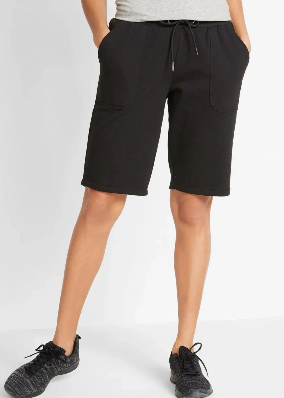 bonprix Bekleidung·Outdoorbekleidung|Bekleidung·Röcke^Sweat-Bermuda aus reiner Baumwolle schwarz