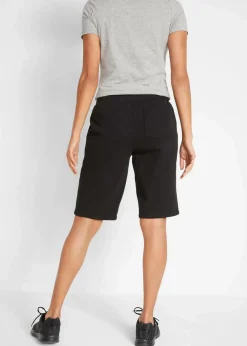 bonprix Bekleidung·Outdoorbekleidung|Bekleidung·Röcke^Sweat-Bermuda aus reiner Baumwolle schwarz