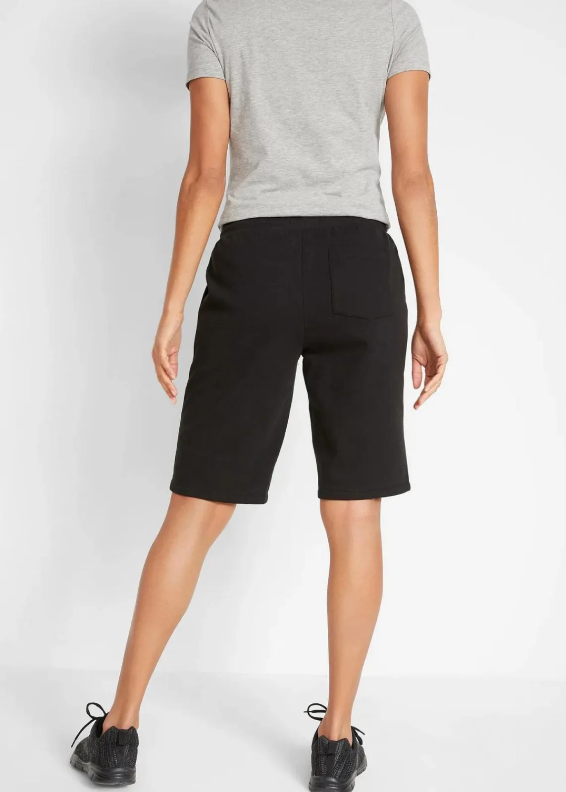 bonprix Bekleidung·Outdoorbekleidung|Bekleidung·Röcke^Sweat-Bermuda aus reiner Baumwolle schwarz