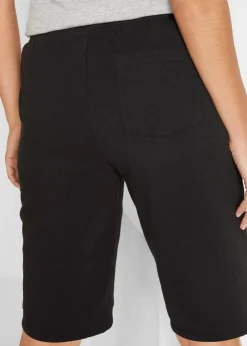 bonprix Bekleidung·Outdoorbekleidung|Bekleidung·Röcke^Sweat-Bermuda aus reiner Baumwolle schwarz