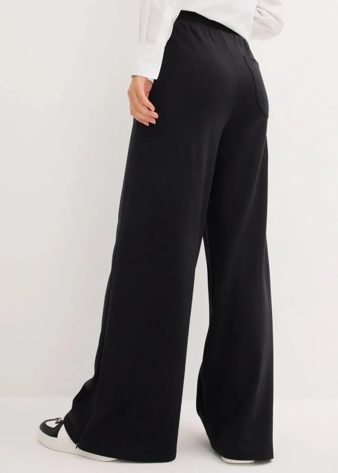 bonprix Bekleidung·Blusen & Tuniken|Bekleidung·Kleider^Sweathose aus Baumwoll-Mix schwarz
