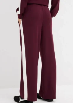 bonprix Bekleidung·Blusen & Tuniken|Bekleidung·Kleider^Sweathose aus Interlock-Qualität weinrot