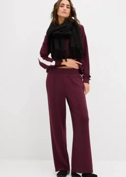 bonprix Bekleidung·Blusen & Tuniken|Bekleidung·Kleider^Sweathose aus Interlock-Qualität weinrot