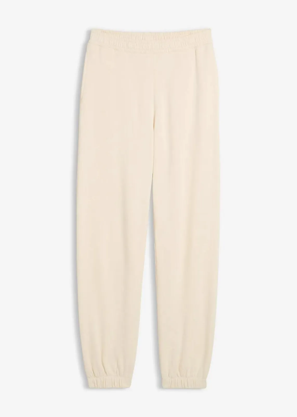 bonprix Bekleidung·Blusen & Tuniken|Bekleidung·Kleider^Sweathose aus reiner Baumwolle naturbeige