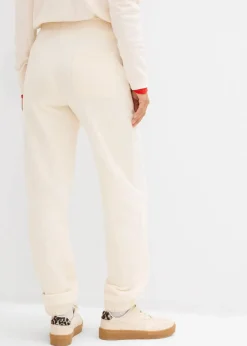 bonprix Bekleidung·Blusen & Tuniken|Bekleidung·Kleider^Sweathose aus reiner Baumwolle naturbeige