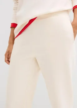 bonprix Bekleidung·Blusen & Tuniken|Bekleidung·Kleider^Sweathose aus reiner Baumwolle naturbeige