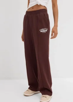 bonprix Bekleidung·Blusen & Tuniken|Bekleidung·Kleider^Sweathose aus reiner Baumwolle terrabraun