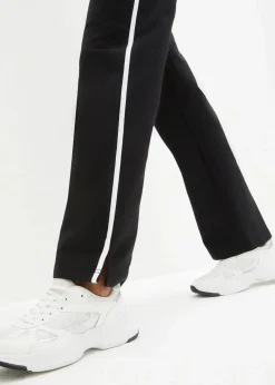 bonprix Hosen|Sweat^Sweathose aus reiner schwerer Baumwolle (2er-Pack ) schwarz + schwarz