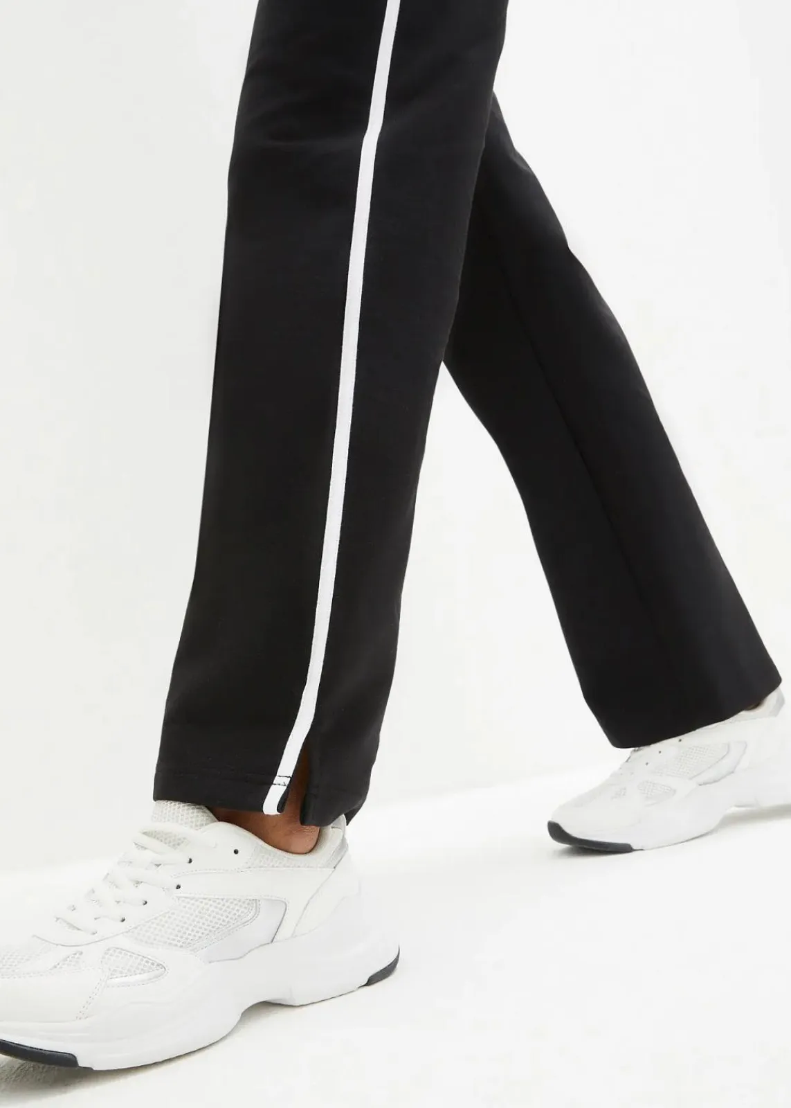 bonprix Hosen|Sweat^Sweathose aus reiner schwerer Baumwolle (2er-Pack ) schwarz + schwarz