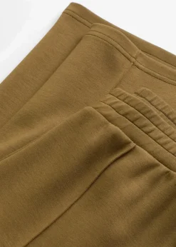 bonprix Hosen|Sweat^Sweathose aus softem Viskose-Mix erdoliv