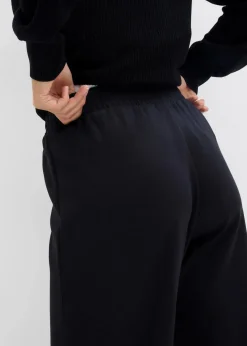 bonprix Bekleidung·Blusen & Tuniken|Bekleidung·Kleider^Sweathose aus softem Viskose-Mix schwarz