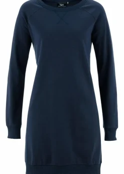 bonprix Kleider|Sweat^Sweatkleid dunkelblau