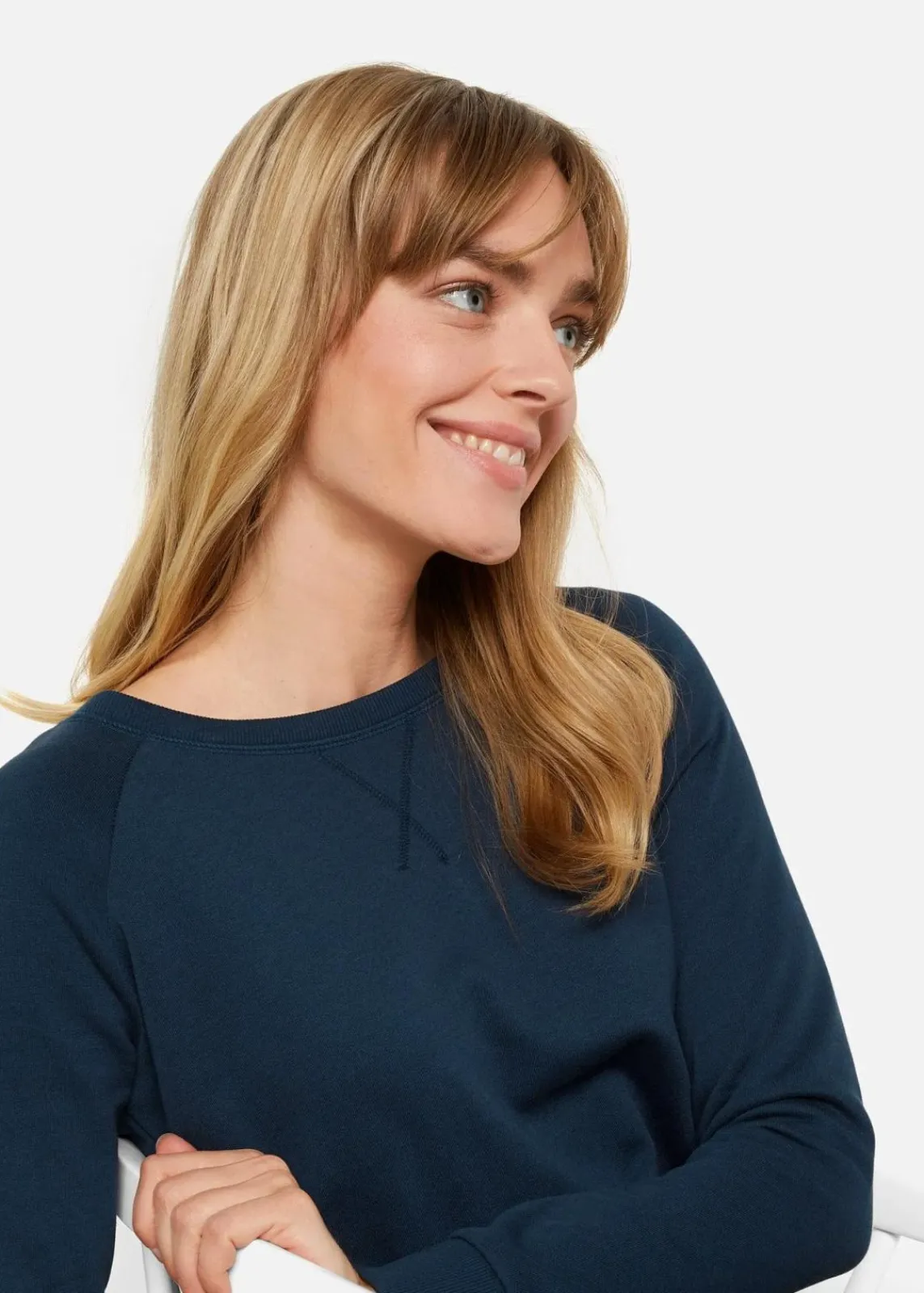 bonprix Kleider|Sweat^Sweatkleid dunkelblau