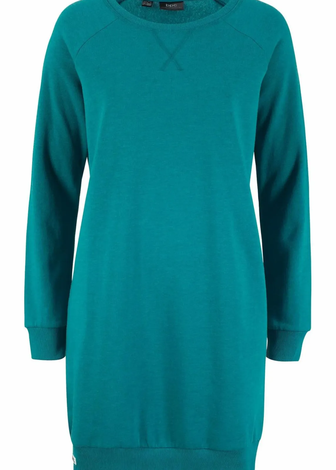 bonprix Kleider|Sweat^Sweatkleid kobalttürkis