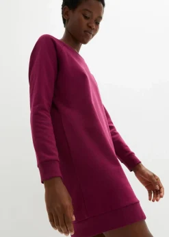 bonprix Kleider|Sweat^Sweatkleid beere