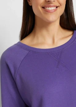 bonprix Kleider|Sweat^Sweatkleid hyazinthenlila