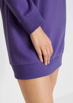 bonprix Kleider|Sweat^Sweatkleid hyazinthenlila