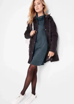 bonprix Bekleidung·Blusen & Tuniken|Bekleidung·Pullover & Strickjacken^Sweatkleid aus reiner Baumwolle nachtblau