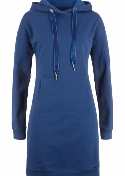 bonprix Kleider|Sweat^Sweatkleid mit Bio-Baumwolle mitternachtsblau